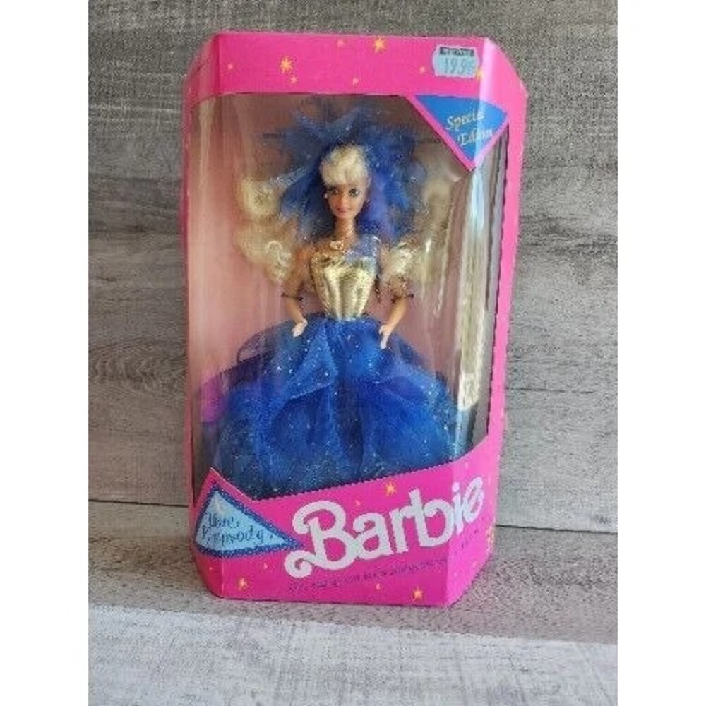 Vintage 1991 Mattel Blue Rhapsody Barbie Doll #1364 Special Edition New